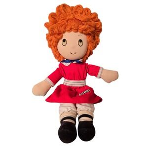 ANNIE Little Orphan Doll Applause Vintage 1982 Yarn Hair Stuffed Toy